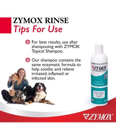 Zymox Leave On Conditioner for Pets 12 fl oz - Hydrating Pet Care Solution - Buy Online on GoSupps.com