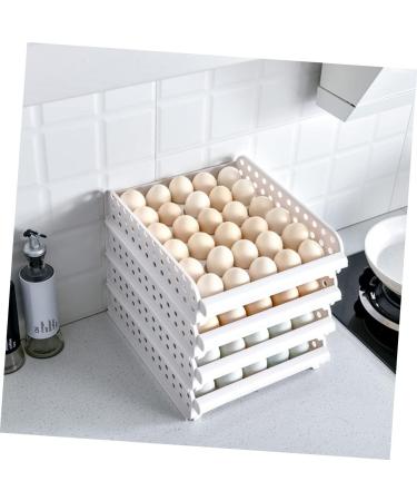 DOITOOL Box 30 Egg Container Stackable Egg Tray Deviled Egg Carrier Container Food Storage Box With Cover As Shown 33X26.5X14.3cm - Buy Online on GoSupps.com