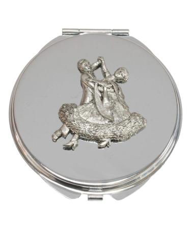 Ballroom Dancing Compact Mirror Handbag Gift With Free Engraving 444