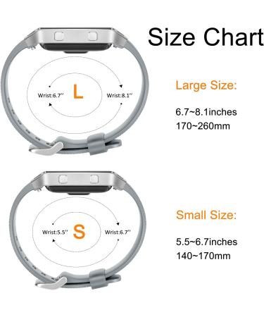 6 Pack Silicone Sport Bands Compatible with Fitbit Blaze - Women Men - Rose Gold Silver Gold Black Gray Slate - Small - Buy Online on GoSupps.com