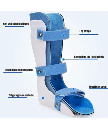 Adjustable Ankle Foot Orthosis for Drop Foot - X-Large Right Support Stabilizer | Flaccid Foot Drop & Dorsiflexion Movement - Buy Online on GoSupps.com