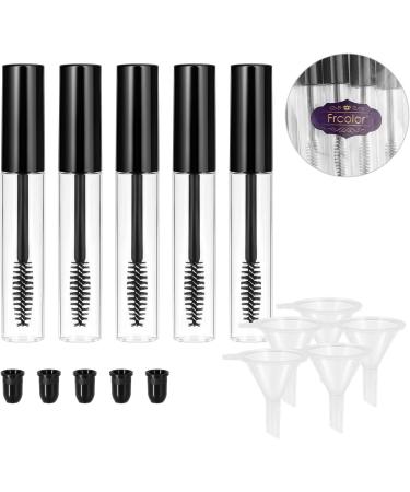  FRCOLOR Frcolor 5 x 10ml Reusable Mascara Tubes with Eyelashes Magic Wand and Transfer Pipettes for Castor Oil - Buy Online on GoSupps.com