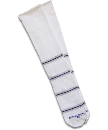SmartKnit Large Core-Spun Patterned AFO Interface Socks for Kids - White/Grey/Purple - Buy Online on GoSupps.com