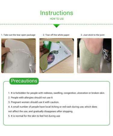 Buy Cottile Knee Patch for Pain Relief | 12 Pieces - Hot Moxibustion Plaster for Leg & Knee Pain - International Shipping Available - Buy Online on GoSupps.com