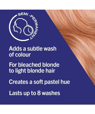 Schwarzkopf LIVE Pretty Pastels Peach Copper Hair Dye - Semi-Permanent, Lasts Up To 8 Washes - Buy Online on GoSupps.com