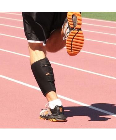 Shock Doctor Calf Shin Compression Wrap Brace - Pain Relief & Recovery for Shin Splints and Achilles Tendon | Running, Football, Basketball Support - Men and Women (1 Sleeve) - Buy Online on GoSupps.com
