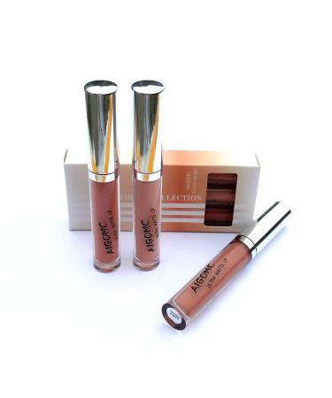 3 Pieces Waterproof Matte Lip Gloss Set - Long Lasting Moisturizing Lipstick - Sexy Makeup Cosmetics | #04 - Buy Online on GoSupps.com