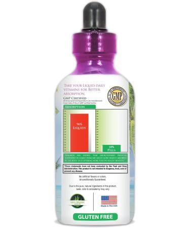 Maximum Strength Liquid Biotin Drops w/ 12 500 MCG Best Vitamins for Fast Hair Growth Reduced Hair Loss Healthy Skin & Strong Nails -5X More Potent Than Pills Max Absorption Vegan 4oz 30 Serv 4 Fl Oz (Pack of 1) - Buy Online on GoSupps.com