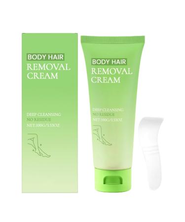 laxreheye Body Hair Removal Cream 100g Personal Use with Spatula | Fast and Gentle Hair Removal Cream for Men | For Women Men Body Bikini Line Pubic Area Back Legs Underarms