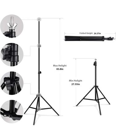 PHOPIK 10ft Adjustable Photo Studio Backdrop Stand - Backdrop Holder for Portrait Photography & Birthday Parties - Buy Online on GoSupps.com