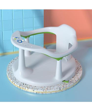 CHUWUJU Baby Bath Seat: Non-Slip Infant Chair with Suction Cups - White | Suitable for Babies 6 Months & Up - Buy Online on GoSupps.com