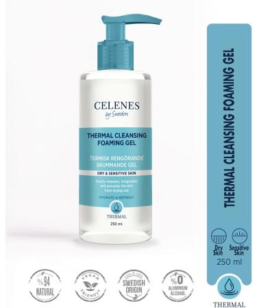 CAREX BENELUX Celenes by Sweden Thermal Cleansing Foam Gel Paraben & Alcohol Free Enriched with Natural Herbal Extracts Ideal for DrySensitive Skin 250ml - Buy Online on GoSupps.com