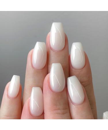 Vishine Neutral Gel Nail Polish 8ml Frosted White Milky Jelly Gel Polish Translucent Color Nail Gel Soak Off UV LED Nail Lamp Jelly Sheer Gel Polish Nail Art Gel E020 - Buy Online on GoSupps.com