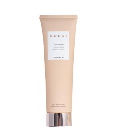 MONAT Be Gentle Creamy Cleanser -Gentle Facial Cleanser Cleanses Impurities w/out Stripping the Skin. Creamy Face Wash Gentle Cleanser. Face Moisturizer Hydrating Cleanser -Net Wt. 120 ml / 4.0 fl. oz
