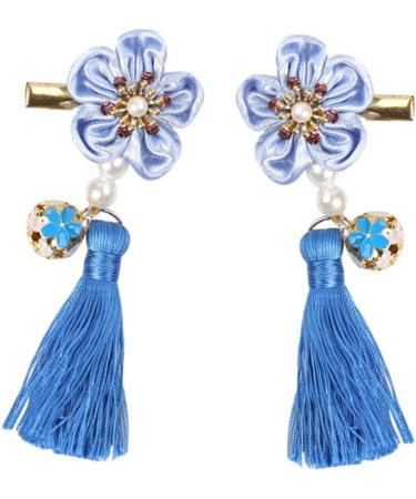 ABOOFAN 2 Pairs New Year Bobby Pin Kids Barrettes for Hair Chinese Style Hairpin Girl Barrettes Clip Girls Hair Clips Hair Clip for Han Chinese Clothing Child Side Clip Japanese-style - Buy Online on GoSupps.com