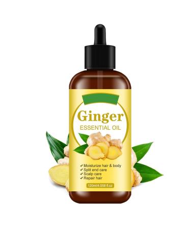 Huile essentielle de gingembre 125 ml Anti-perte de cheveux huile de gingembre pour la croissance des cheveux r paration des cheveux ab m s pour les cheveux le visage les soins de la peau le