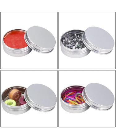 Kbnian 30ml Aluminum Tins - 30pcs Empty D schen for Cosmetics Nail Art & Ointments - Silver Sample Containers (5.2 x 2cm) - Buy Online on GoSupps.com