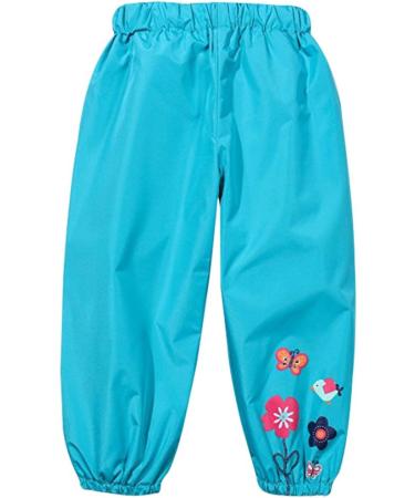 LZH Baby Girls Waterproof Hooded Raincoat & Trousers Set - Blue, 4-5 Years - Buy Online on GoSupps.com