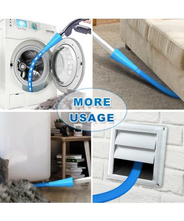 Dryer Lint Vacuum Attachments Deep Cleaning Fire Prevention Kit - Buy Online on GoSupps.com