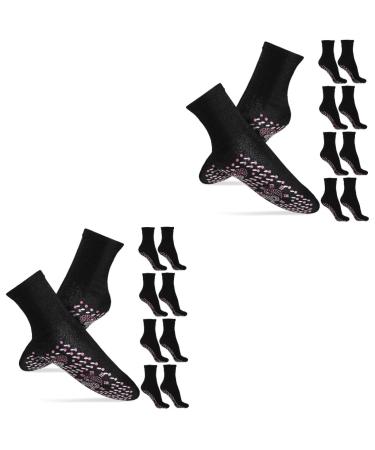 Kisangel 10 pairs of socks Massage slippers slippers for women braided fishing lines slipper for men men's slippers women foot warmers inside Turmalin man polyester (polyester)