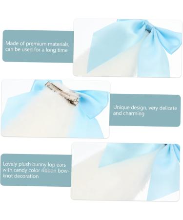 Beavorty 9 Pairs Plush Rabbit Ear Hair Clip Lop Ears Hair Clip Girls Bunny Plush Ears Clip easter bunny hair clip hair barrettes for women bunny hair clips Miss fabric bow tie fluffy - Buy Online on GoSupps.com