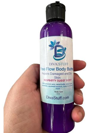 Diva Stuff Free Flow Body Butter For Damaged and Dry Skin Pink Sugar Scent Soothing Nourishing and Creamy - Buy Online on GoSupps.com