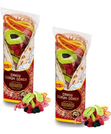 Look-O-Look Candy Durum Doner Sweets 100g - doner wrap sweets - Pack of 2 - Buy Online on GoSupps.com