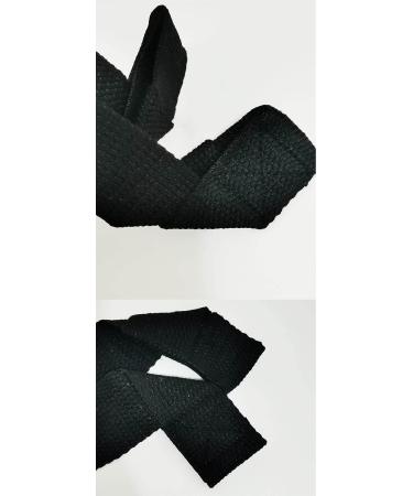 Adjustable Yoga Mat Shoulder Straps - Durable Cotton Sling for Easy Carrying (Black) - Buy Online on GoSupps.com
