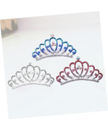 Beaupretty Kids girls princess Side hair comb Mini Tiara Hair Clips combs for kids Princess Accessories kids comb women Tiara Comb mini tiara comb multicolor girl child Comb - Buy Online on GoSupps.com