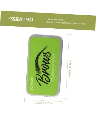 DRESSOOS 3 Sets Natural Mascara Waterproof Eyebrow Gel Natural Brows Styling Gel Makeup Accessory Brow Cream - Buy Online on GoSupps.com