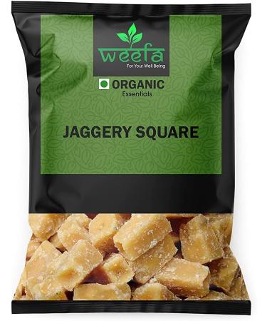 WEEFA Pure Organic and Natural Chemical Free Jaggery Square (1 kg) - Buy Online on GoSupps.com