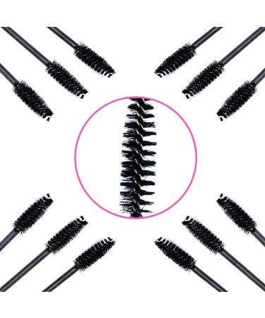 MAGIC SKIN 100pcs black mascara brush eyebrowcosmetic makeup brush tool kit (100 pcs) - Buy Online on GoSupps.com