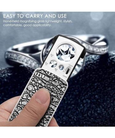 Magnifying Glasses Educational Hobby Magnifiers Portable 30 Times 60 Times 90 Times Lamp Identification Jewelry Crafts High Magnification Magnifying Glass - Buy Online on GoSupps.com