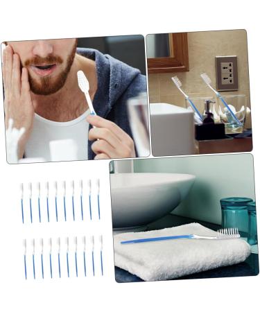 Buy CLISPEED 50pcs Disposable Toothbrush Cleaning Brush | Bulk Travel PP False Toothbrush - International Shipping Available - Buy Online on GoSupps.com
