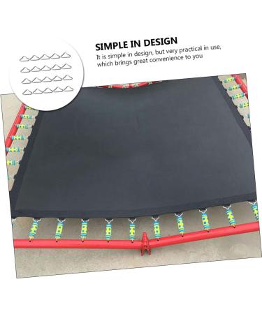 WHAMVOX 20 Sets Special Ring for Trampoline Cama Para Ni os Outdoor Accessories Trampoline Accessories High Strength Trampoline Spring Buckle Trampoline Parts& Accessories Ribbon 4.3X2.6CM Silver - Buy Online on GoSupps.com
