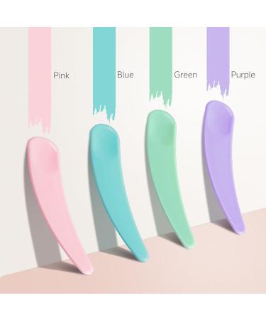 100PCS Cosmetic Spatulas - Mini Makeup Scoops for Mixing & Sampling | Multicolor Plastic Spatula Set for Skin Care & Facial Creams - Buy Online on GoSupps.com