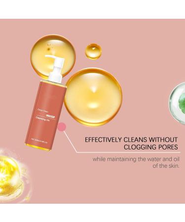  homomdy Makeup Remover Oil 2 Pack Facial Cleansing Oil Gentle Facial Cleansing Oil for All Skin Types - Buy Online on GoSupps.com