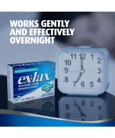 Ex-Lax Gentle Overnight Laxatives for Constipation Relief 60 Pills 1 - Buy Online on GoSupps.com