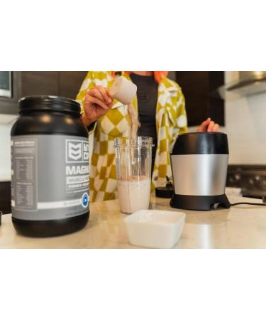 MTN OPS Magnum Strawberry Protein Powder - 23g Whey Isolate & Milk Protein with BCAAs | Zero Sugar Gluten Free | Delicious Strawberries & Cream Flavor | 30 Servings - Buy Online on GoSupps.com