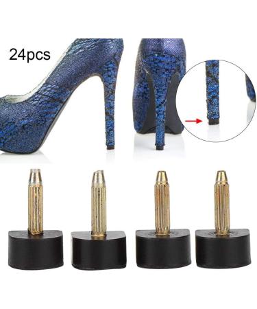 Non-Slip High Heel Dowels Protector 24Pcs - Ideal for Races, Weddings, Formal Occasions (13x13mm) - Buy Online on GoSupps.com