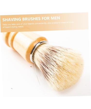 Frcolor 2-Pack Badger Hair Shaving Brushes for Men | Pro Hairdresser Dust & Shaving Brushes | Travel-Friendly Wooden Hairbrushes - Buy Online on GoSupps.com