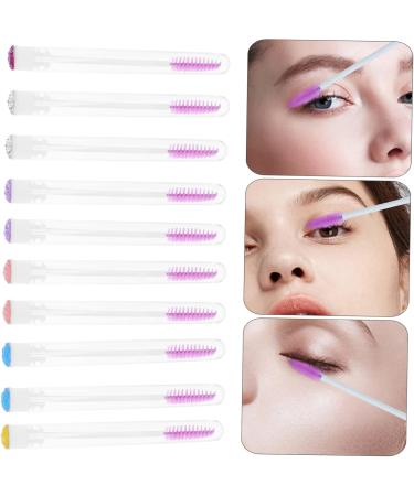 Didiseaon 10pcs Eyelash Brush Eyebrow Brush Makeup Stuff Makeup Plastic Brush Wands Woman With Diamond - Buy Online on GoSupps.com