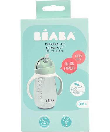 B aba 2 in 1 Feeding Bottle/Learning Cup Children's Straw Cup 100% Leak-Proof Easy to Open Removable Handles Tritan and - Buy Online on GoSupps.com