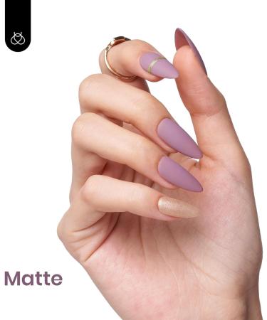 Beetles Smoky Purple Gel Polish 15ml - Gray Purple Soak Off UV LED Nail Lamp Manicure Salon Gel Nail Design - Nail Art Decoration and Gifts - Buy Online on GoSupps.com