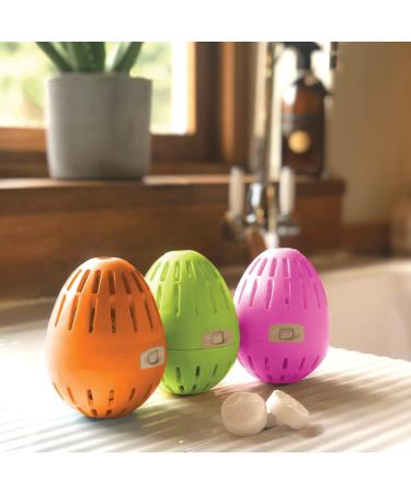 Ecoegg Laundry Egg - Orange Blossom | Non-Bio Detergent Replacement for Sensitive Skin | Phosphate & Bleach-Free | 70 Washes - Buy Online on GoSupps.com