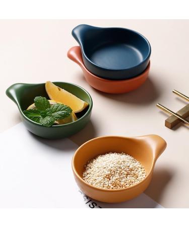 Fruit Bowl Snack Containers Savory Dishes Dipping Sauce Plate Ceramic Dishes Appetizer Small Sauce Soy Sauce Vinegar Seasoning Dipping Dish Breakfast Bowls (Color : D) (B) - Buy Online on GoSupps.com