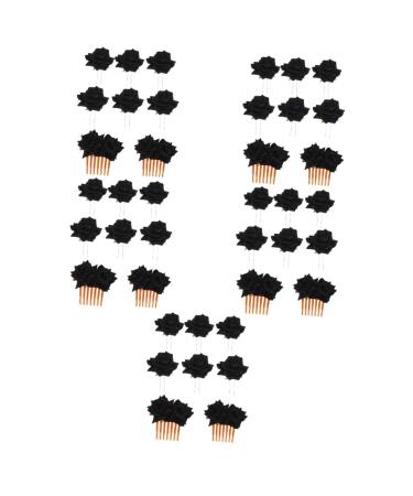 FOMIYES 5 Sets Rose Hair Clip Bride Headpieces Bride Hairpin Flower Hair Clip Rose Flower Headwear Bridal The Rose for Women Bride Flower Hair Comb Accessories Silk Cloth Flower Girl Miss