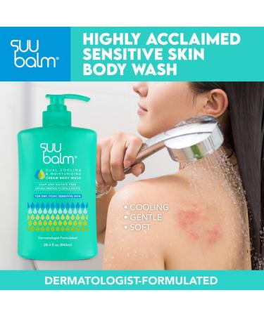 Suu Balm - Itch Relief Shower Gel Psoriasis Eczema Body Wash - Dry Sensitive Skin Treatment (420ml) - Buy Online on GoSupps.com