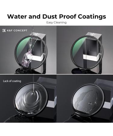 K&F Concept 82mm Circular Polarizer Filter HD 28-Layer Super Slim Multi-Coated CPL Lens Filter - Nano-X Series - Buy Online on GoSupps.com