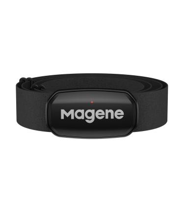 Magene H303 Heart Rate Monitor, Heart Rate Sensor Chest Strap, Protocol ANT+/Bluetooth, Compatible with iOS/Android APPs